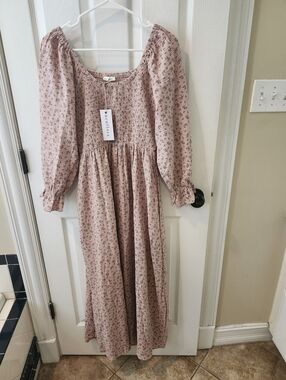Neuflora Pink Floral Gentry Dress